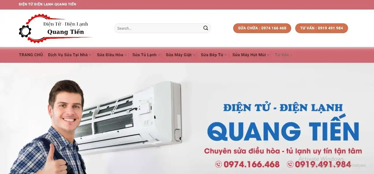 Điện tử Điện lạnh Quang Tiến trung tâm sửa chữa điện lạnh Uy Tín nhất quận Hoàng Mai, Hà Nội