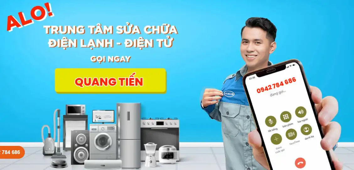 Điện tử Điện lạnh Quang Tiến trung tâm sửa chữa điện lạnh Uy Tín nhất quận Hoàng Mai, Hà Nội
